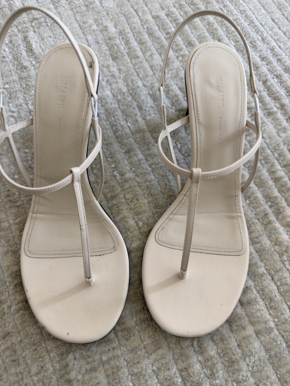 Khaite T-Strap Women's Sandals